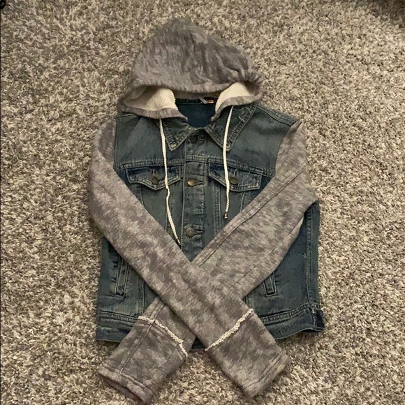 Free People Hooded Denim Jacket - Picture 5 of 5
